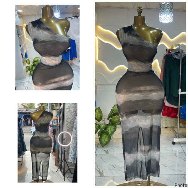 Robe Asymétrique Élégante Femme