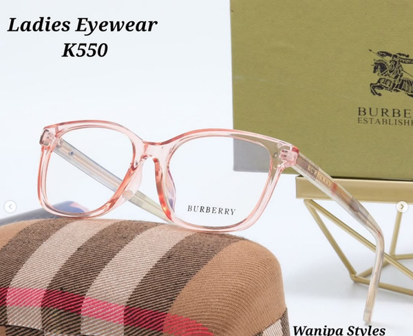 Pink women's glasses Burberry 