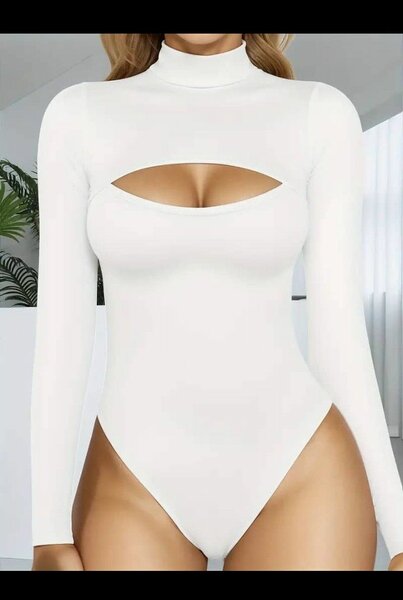 Body femme à manches longues