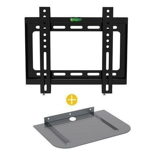 Support Mural Fixe - Compatible - TV - 14 à 42 15-42 Pouces + Support Mural DVDDécodeur