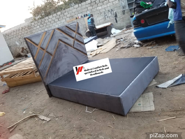 Shaped double bedset