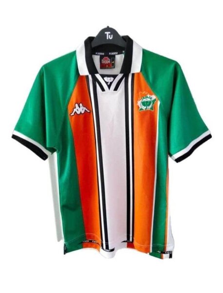 Maillot côte d'Ivoire rétro
