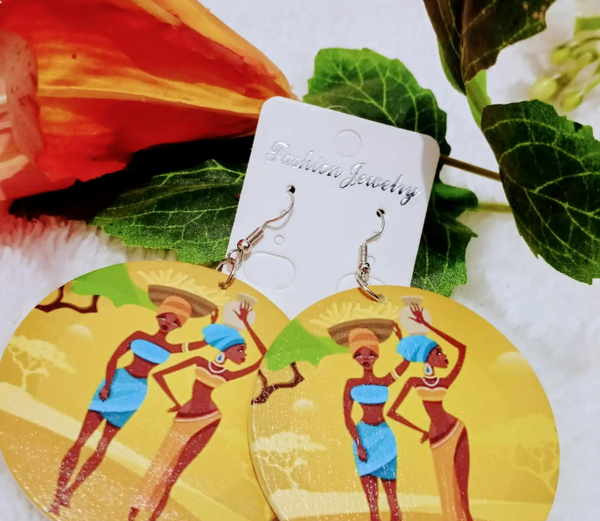 African earrings