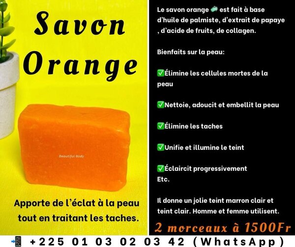 Savon Orange Éclat Naturel