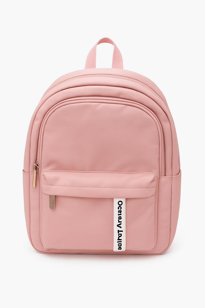 Sac à dos rose élégant urbain