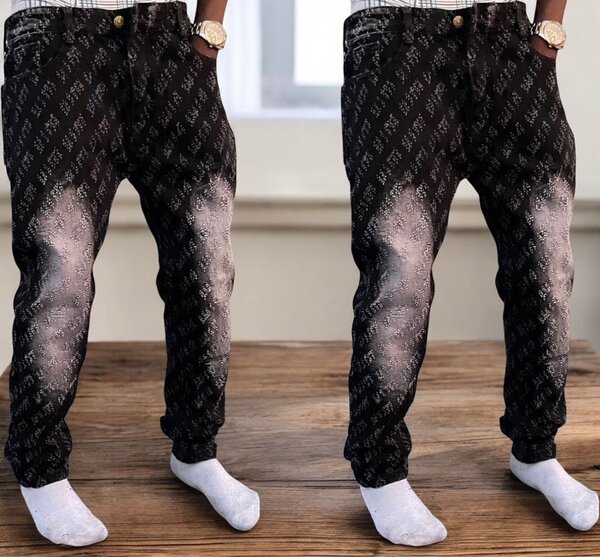 Jeans imprimés pour hommes