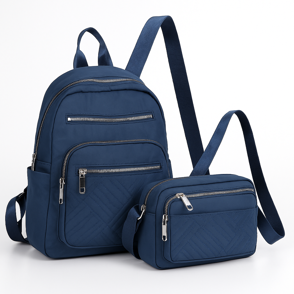 Ensemble sac à dos et sac bandoulière