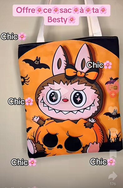 Sac Cabas à Motifs Ludiques