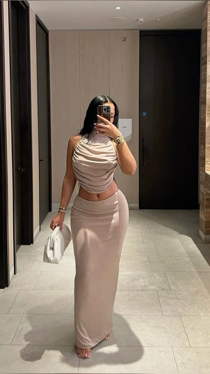 Robe longue moulante élégante