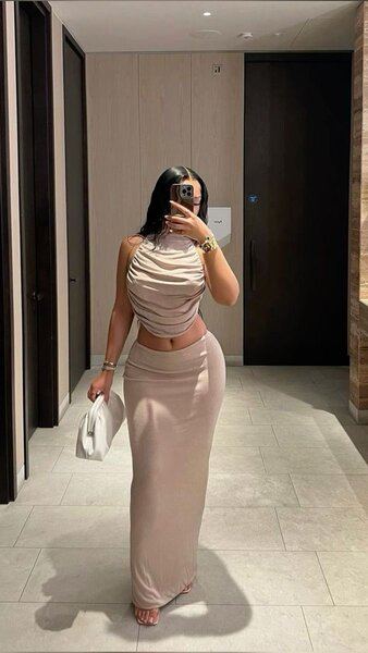 Robe longue moulante élégante