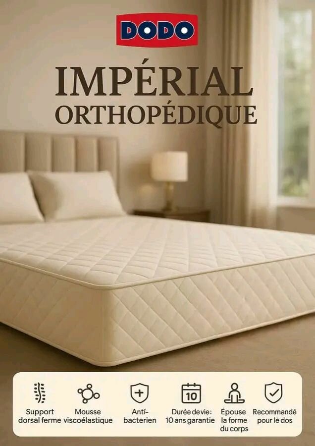 Matelas Impérial 2 places ép20