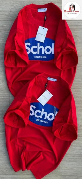 T-shirt rouge Balenciaga
