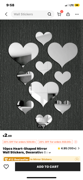 Fashion rings ,wall deco stickers