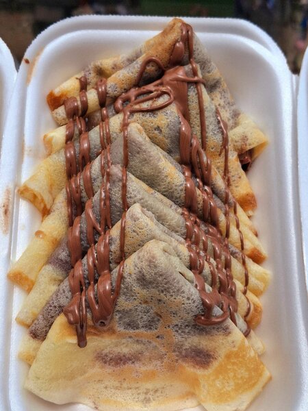 Savoureuses Crepes au nutella