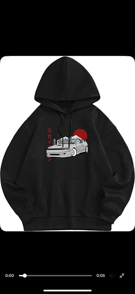 Sweat à capuche voiture