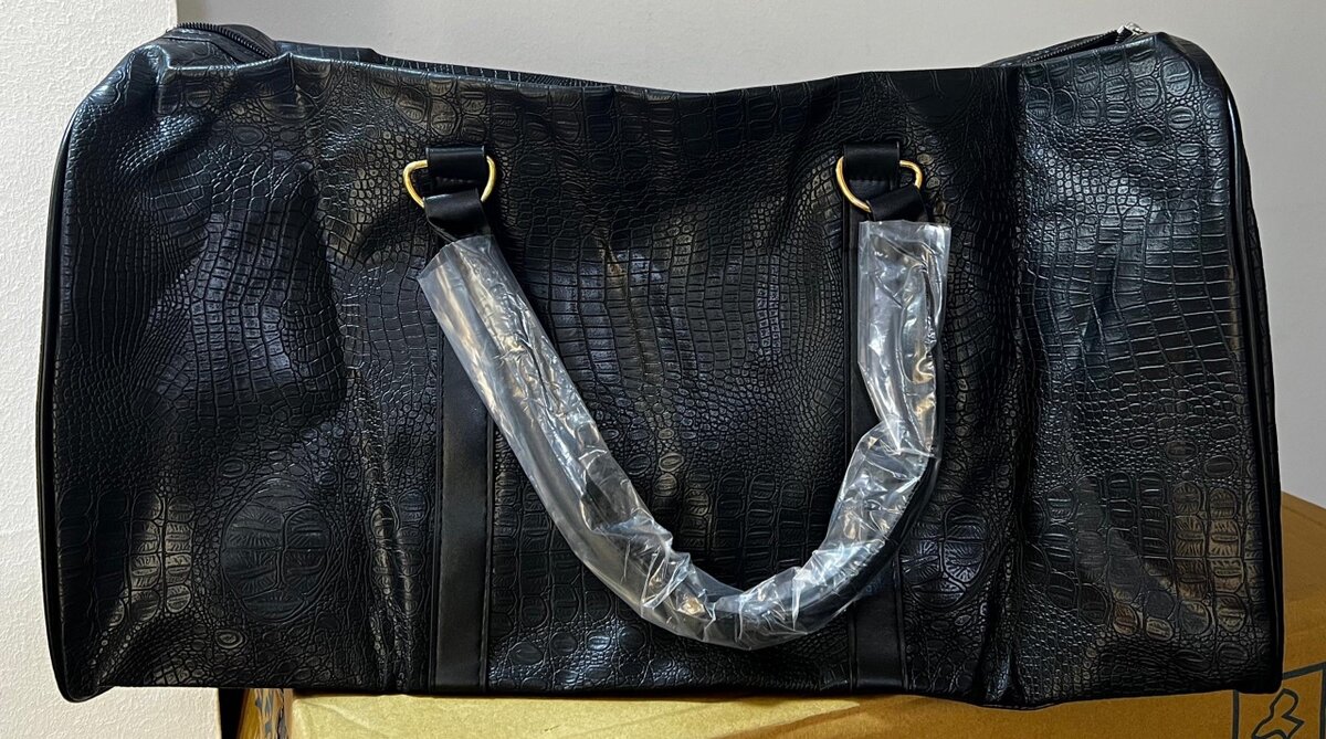 Sac de voyage élégant noir