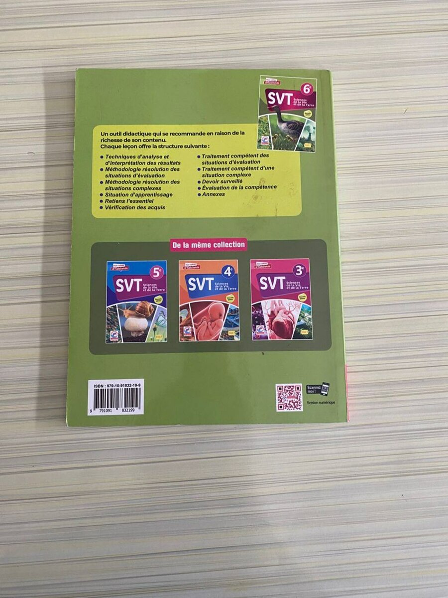 Manuel SVT 6e Édition 2023