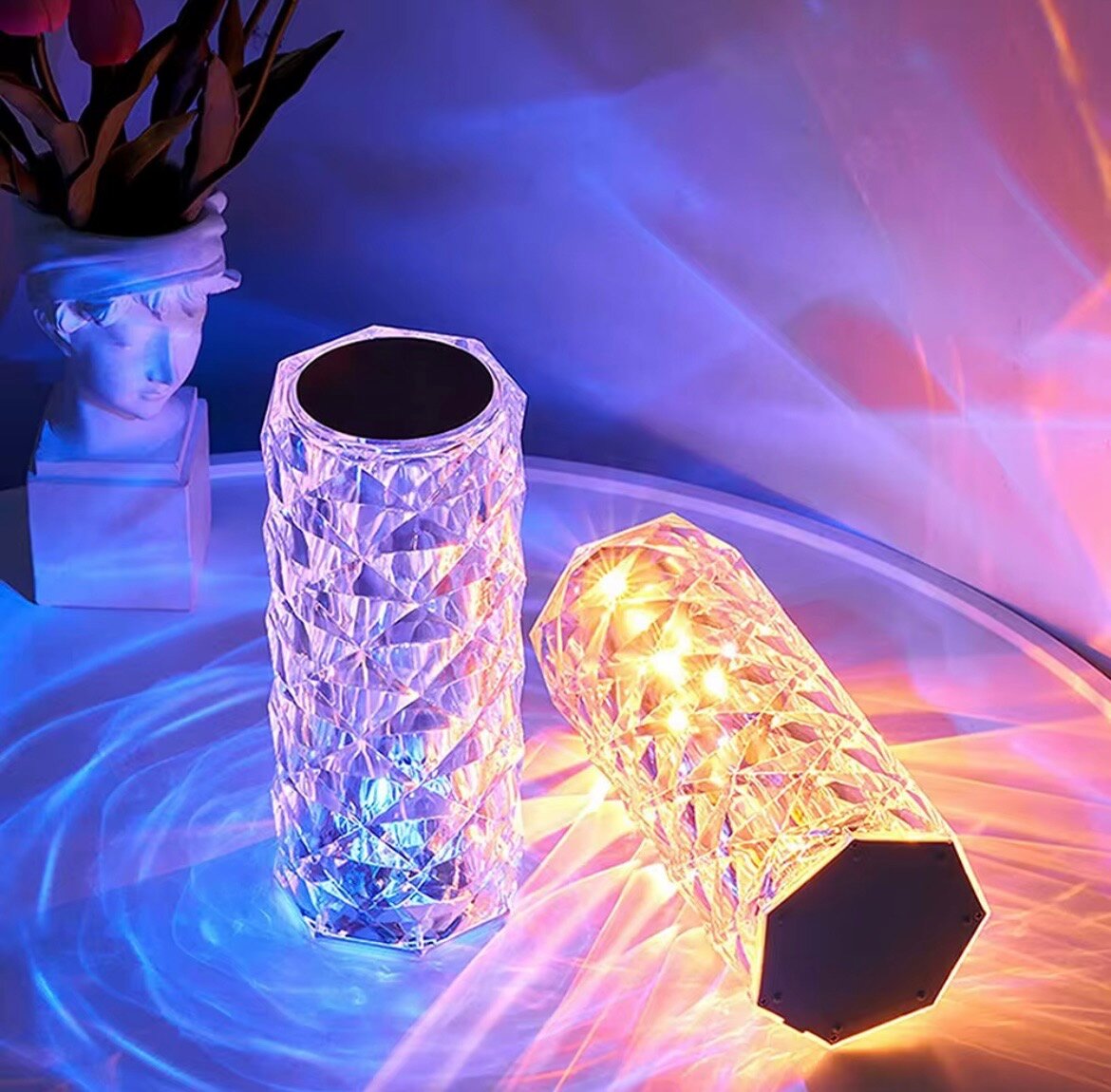 Lampe LED Cristal Tactile