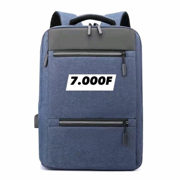 Sac à dos gris imperméable - 7.000F