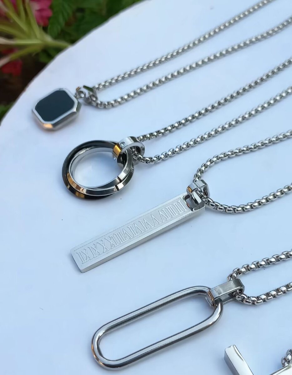 Colliers Acier Inoxydable Homme