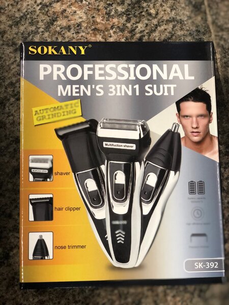 Tondeuse à trois têtes