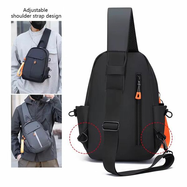 Sac à bandoulière pour homme en cuir