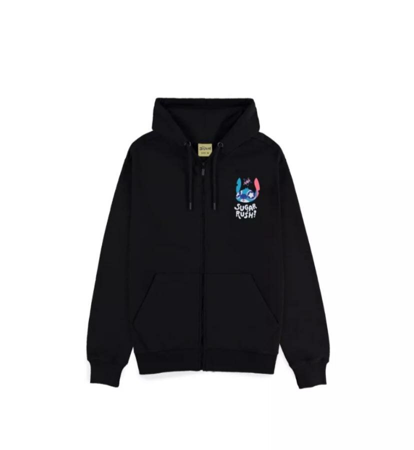 Sweat à capuche Stitch noir