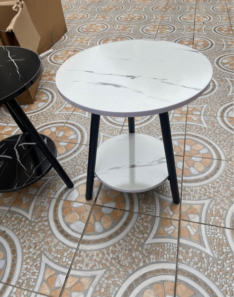 Table d'appoint ronde en marbre