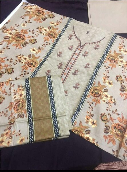 3 pcs lawn suit