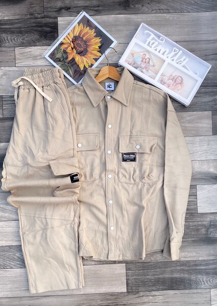 Ensemble survêtement beige homme