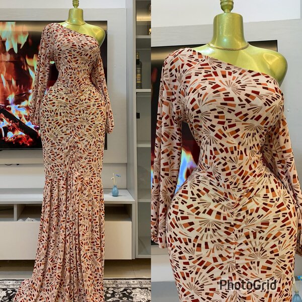 Robe élégante en velours