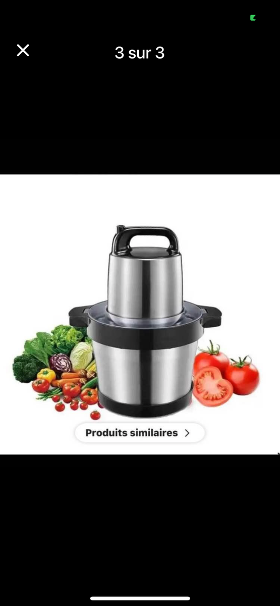 Hachoir Électrique 6L Inox