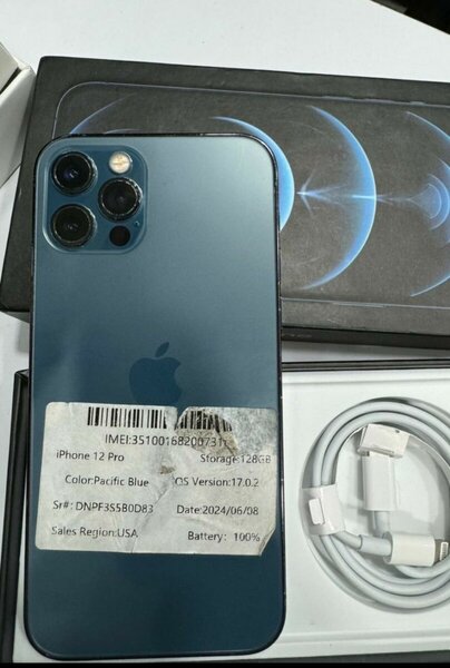iPhone 12 Pro 128GB Bleu Pacifique