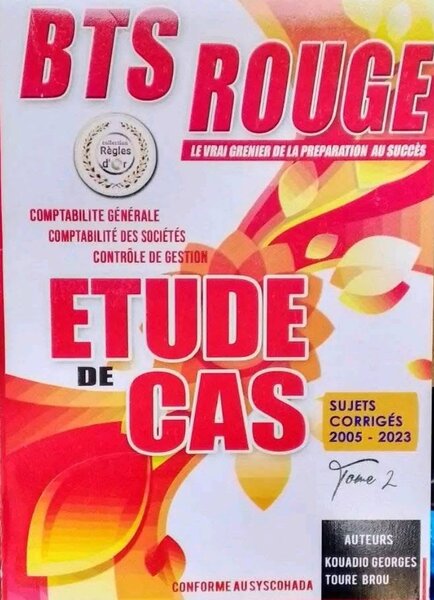 Livre Étude de Cas BTS Rouge