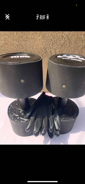 Haltères en mousse 10kg