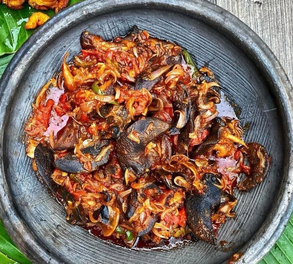 Ragoût d'escargots épicé