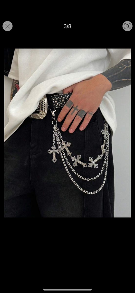 Chaîne de pantalon gothique