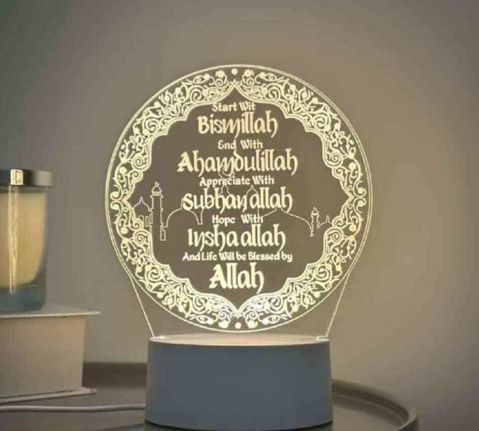 Lampe LED Décorative Arabe