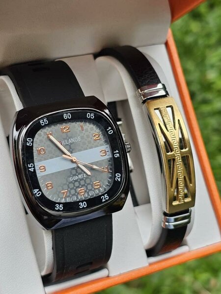 Montre Homme Élégante et Bracelet