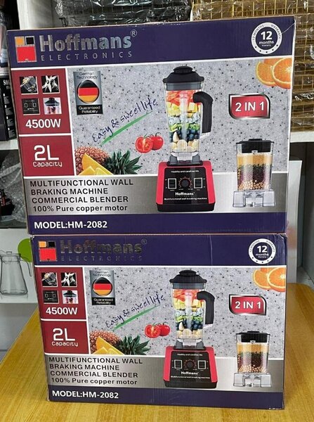 Hoffmans commercial Blender 2 in 1 Unbreakable jar