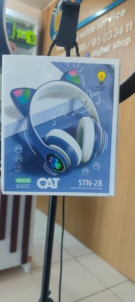 Casque sans fil oreilles de chat