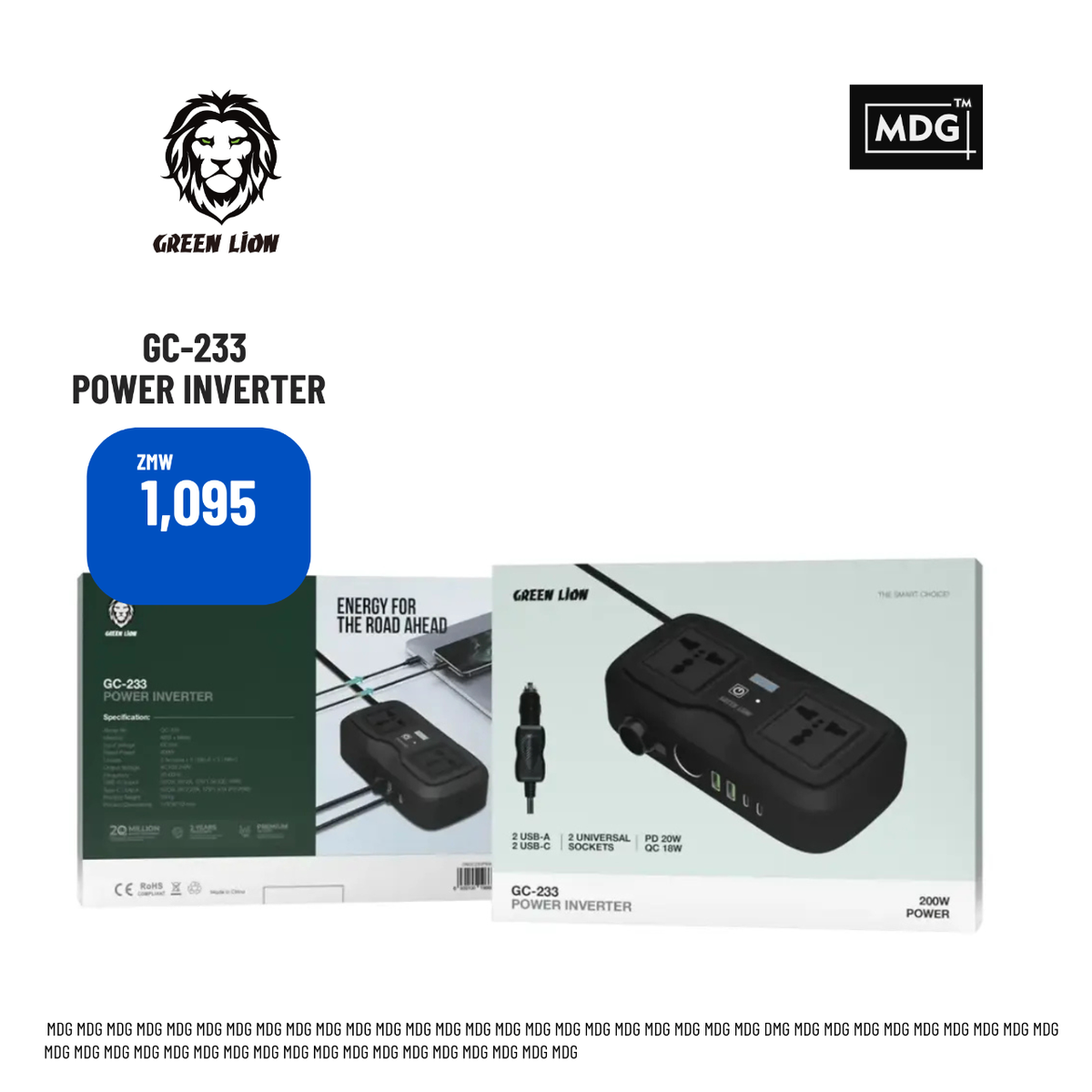 GC-233 Power Inverter For Car
