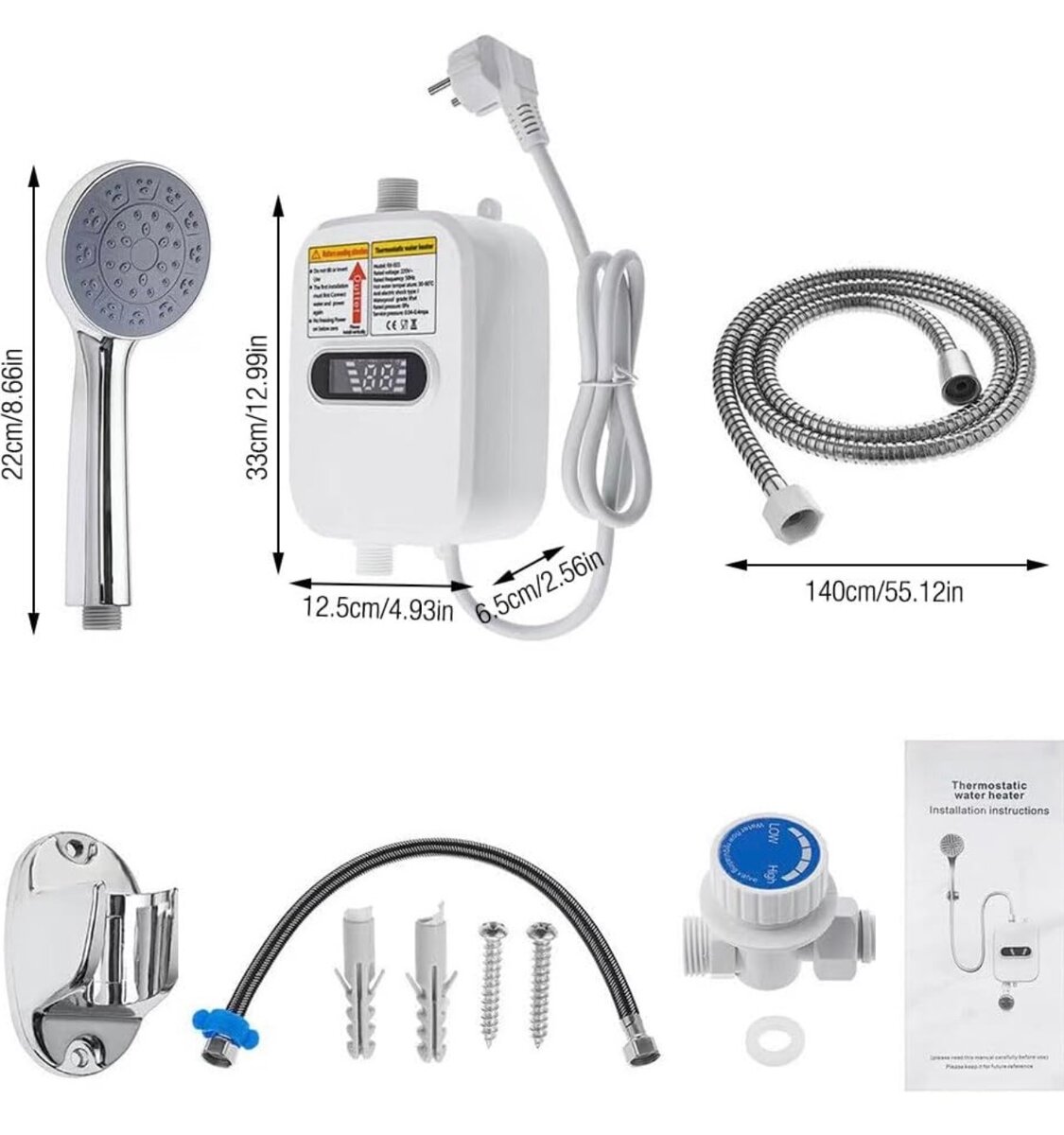 Chauffe-eau instantané numérique