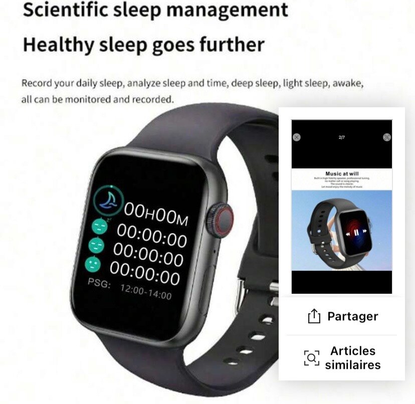 Montre connectée fitness
