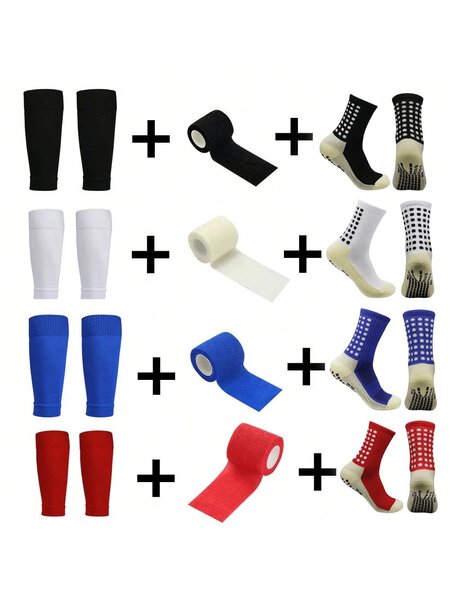 Ensemble de Chaussettes de Sport Antidérapantes
