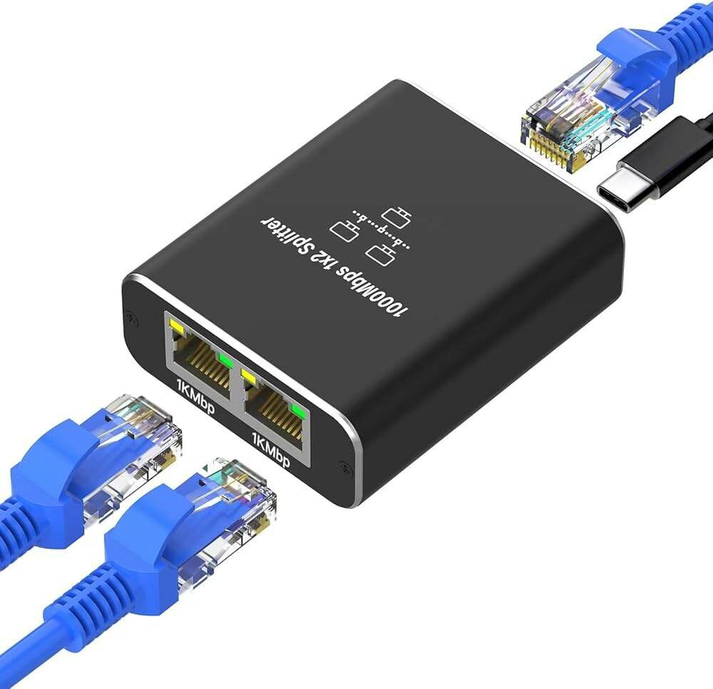Adaptateur Réseau Gigabit 1x2