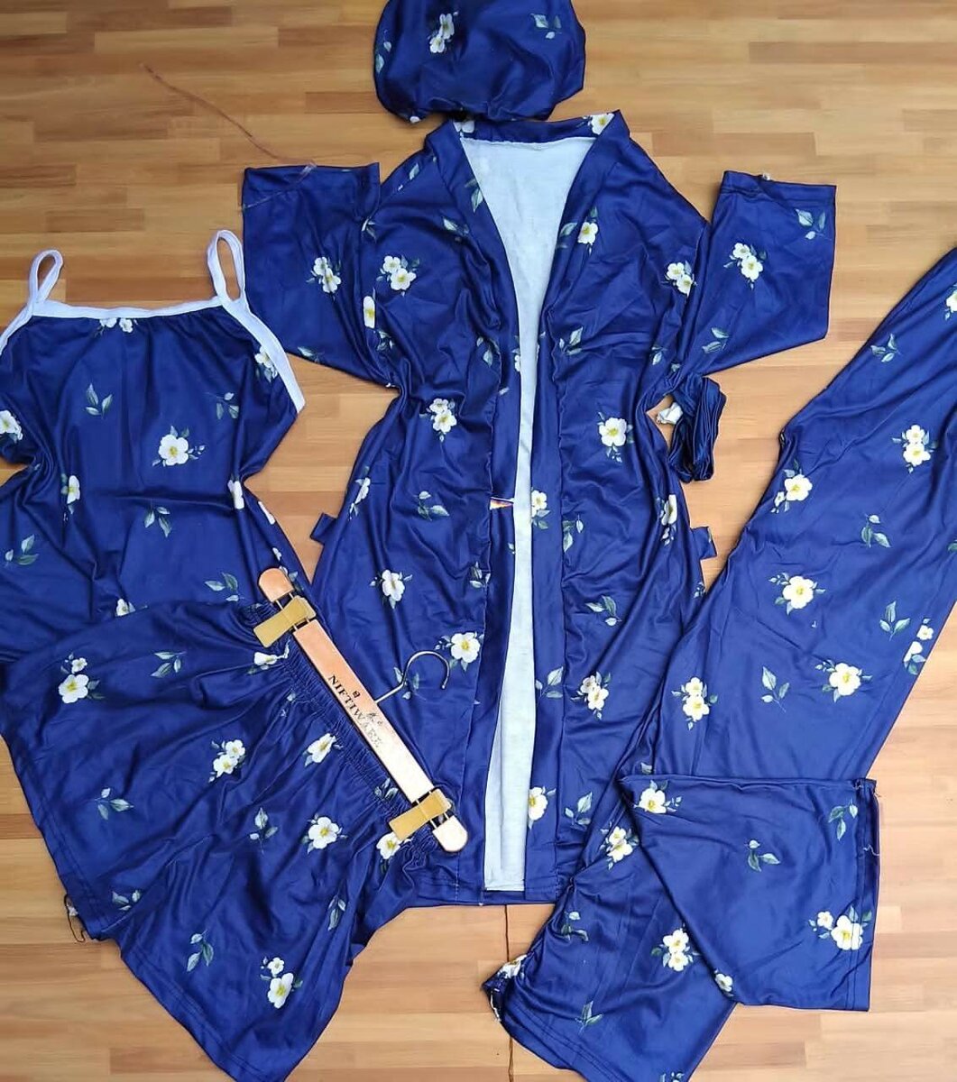 Colourful 5 in 1 nightwears