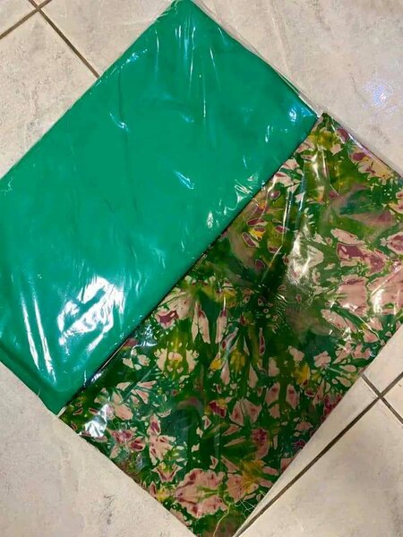 Tissu en wax floral vibrant