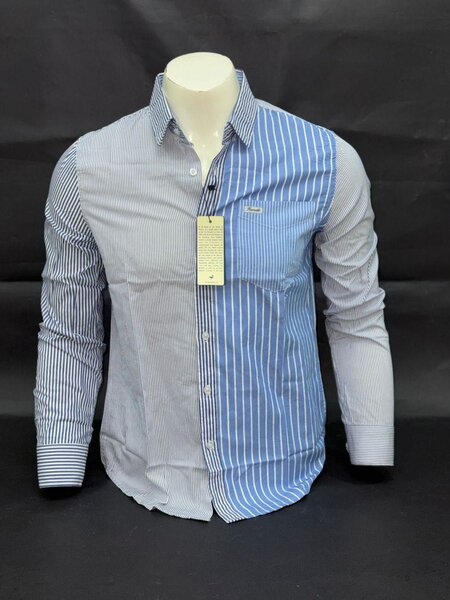 Chemise à rayures élégante homme