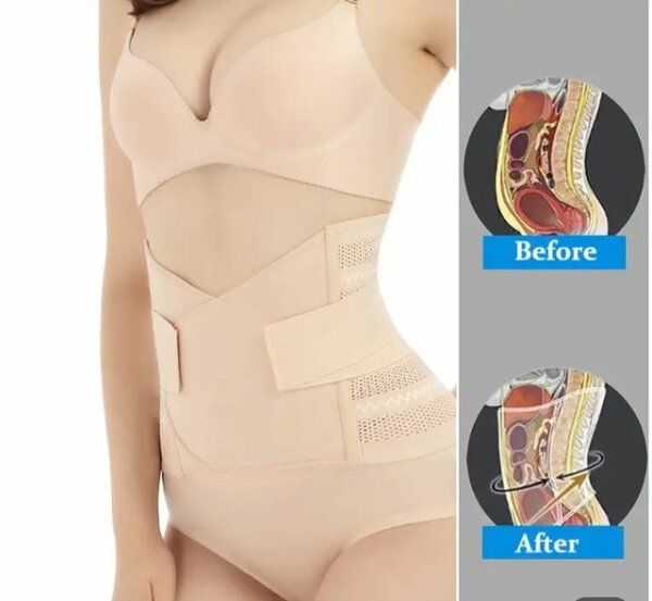 3 in 1 Postpartum Belt Waist Control Belt Back Pain Belt